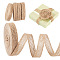 10M Braided Burlap Ribbon, Hessian Ribbon, Jute Ribbon, For Jewelry Making, Tan, 5/8 inch(15mm), about 10.94 Yards(10m)/Roll