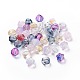 Perles en verre transparentes GLAA-L027-K-1