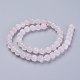 Natural Pink Calcite Beads Strands X-G-F687-01AB-2
