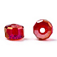 Transparent Electroplate Glass Beads Strands EGLA-YWC0001-6mm-02-3