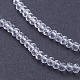Transparent Glass Beads Strands GLAA-F076-B03-3