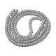 Chapelets de perles en verre imitation jade DGLA-S076-6mm-30-2