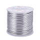 BENECREAT 9 Gauge Jewelry Craft Aluminum Wire 55 Feet Bendable Metal Sculpting Wire for Craft Floral Model Skeleton Making (Silver, 3mm)