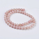 Chapelets de perles en opale rose naturelle G-G283-8mm-03-2