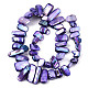 Eau douce naturelle de coquillage perles brins X-SHEL-N026-123H-3