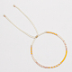 Glass Seed Braided Bead Bracelet CG0646-14-1
