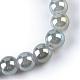 Chapelets de perles en verre électroplaqué EGLA-Q062-10mm-E12-4
