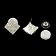 Moda collana di strass matrimonio e Stud orecchino set di gioielli SJEW-R046-05-8