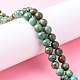 Perles naturelles turquoise hubei GSR8mmC111-4