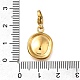 Плоские круглые подвески из нержавеющей стали 304 со стразами STAS-R159-53G-05-3