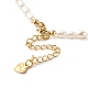 Collar de abalorios de perlas NJEW-JN03548-02-5