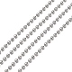 304 Edelstahl-Kugelketten Perlen CHS-K002-11-1