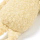 Mini giocattoli di peluche animali in cotone pp portano la decorazione del ciondolo HJEW-C002-02-3