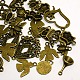 Mixed Tibetan Style Alloy Pendants DIY Jewelry Findings TIBEP-D061-03AB-NF-1