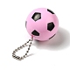 プラスチックじゃんけんランダムおもちゃ  ミニおもちゃの鉄球チェーン  子供のパーティー用に  サッカー  ミックスカラー  6.85cm KEYC-G059-01B-3