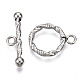 201 Stainless Steel Toggle Clasps X-STAS-R115-03-1
