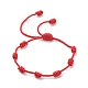 3Pcs 3 Size Nylon Braided Knot Cord Bracelet BJEW-JB08369-6
