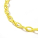 Персонализированные ожерелья-цепочки из абс-пластика NJEW-JN03220-06-3