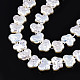 Hilos de cuentas de perlas de imitación de plástico abs KY-N015-10-A04-3