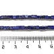 Hebras de cuentas teñidas de lapislázuli natural G-B064-A20-5