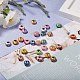 38pcs 19 couleurs perles européennes en pâte polymère faites à la main CLAY-SZ0001-51-5