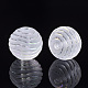 Perles ondulées acryliques transparentes TACR-S134-012-2