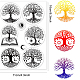 CRASPIRE Tree of Life Clear Stamps for Card Making Decoration Scrapbooking DIY-WH0167-57-0269-2