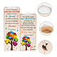 SUPERDANT Memorial Series Wooden Candle Holder and Candles Set AJEW-SD0001-15G-5