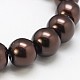 Glass Pearl Round Loose Beads For Jewelry Necklace Craft Making X-HY-6D-B40-1