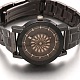 Reloj de pulsera de cuarzo con rhinestone de acero inoxidable chapado en bronce X-WACH-E020-08A-01-2