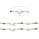 Handmade Glass Seed Beads Chains CHC-I045-03G-2