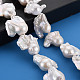 Perle baroque naturelle perles de perles de keshi PEAR-S019-04A-5