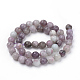Natural Lilac Jade Beads Strands G-Q462-109-6mm-2