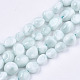 Hilos de perlas de vidrio natural G-S362-084-1