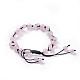 Adjustable Nylon Cord Braided Bead Bracelets BJEW-JB04520-4