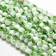 Faceted Millefiori Glass Round Beads Strands LK-P006-08-1