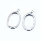 925 sterling supports pendentif argent cabochon STER-I017-018P-2
