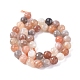 Brins de perles naturelles multi-pierre de lune G-E561-26-10mm-2