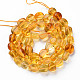 Chapelets de perles de citrine naturelle X-G-S363-008A-2