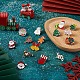 Yilisi 18 stücke 18 stil weihnachtsglocke & baum & socke & schneemann & zuckerstange emaille pin JEWB-YS0001-10-6