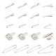 ARRICRAFT Mixed Iron Brooch Findings & Alligator Hair Clip Findings & Safety Pins Kits IFIN-AR0001-02-1