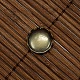 12mm Clear Domed Glass Cabochon Cover for Flat Round DIY Photo Brass Cabochon Making DIY-X0104-AB-NF-3