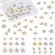 OLYCRAFT 44 Pcs Flower Butterfly Themed Resin Fillers Alloy Rhinestone Resin Filling Charms 12 Styles Nail Art Decoration Accessories for Jewelry Making - Platinum and Golden MRMJ-OC0002-96-1
