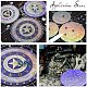 AHANDMAKER 11 Inch Large Tray Resin Silicone Molds Constellation Compass Tarot Divination Molds with Accessories for Making Faux Agate Tray Tray Home Divination Decorations DIY-PH0028-22-3