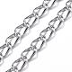 304 Stainless Steel Curb Chain Bracelets BJEW-P064-28P-3