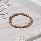 Coconut Beaded Stretch Bracelet for Men Women BJEW-JB09289-2