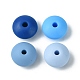 Perles focales en silicone de qualité alimentaire rondelle SIL-F003-07A-2