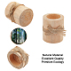 Gorgecraft 3 pz 3 stili portacandele in legno di pino naturale AJEW-GF0002-78-4