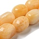 Natural Orange Calcite Beads Strands G-I259-02-2