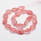 Cherry Quartz Glass Beads Strands G-L419-92-2